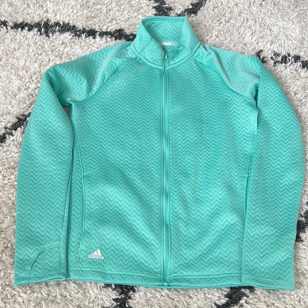 Adidas Teal Full-Zip Jacket
